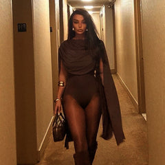Dwayne Bodysuit - Brown