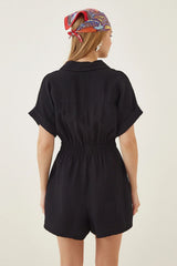 Edie Romper - Black