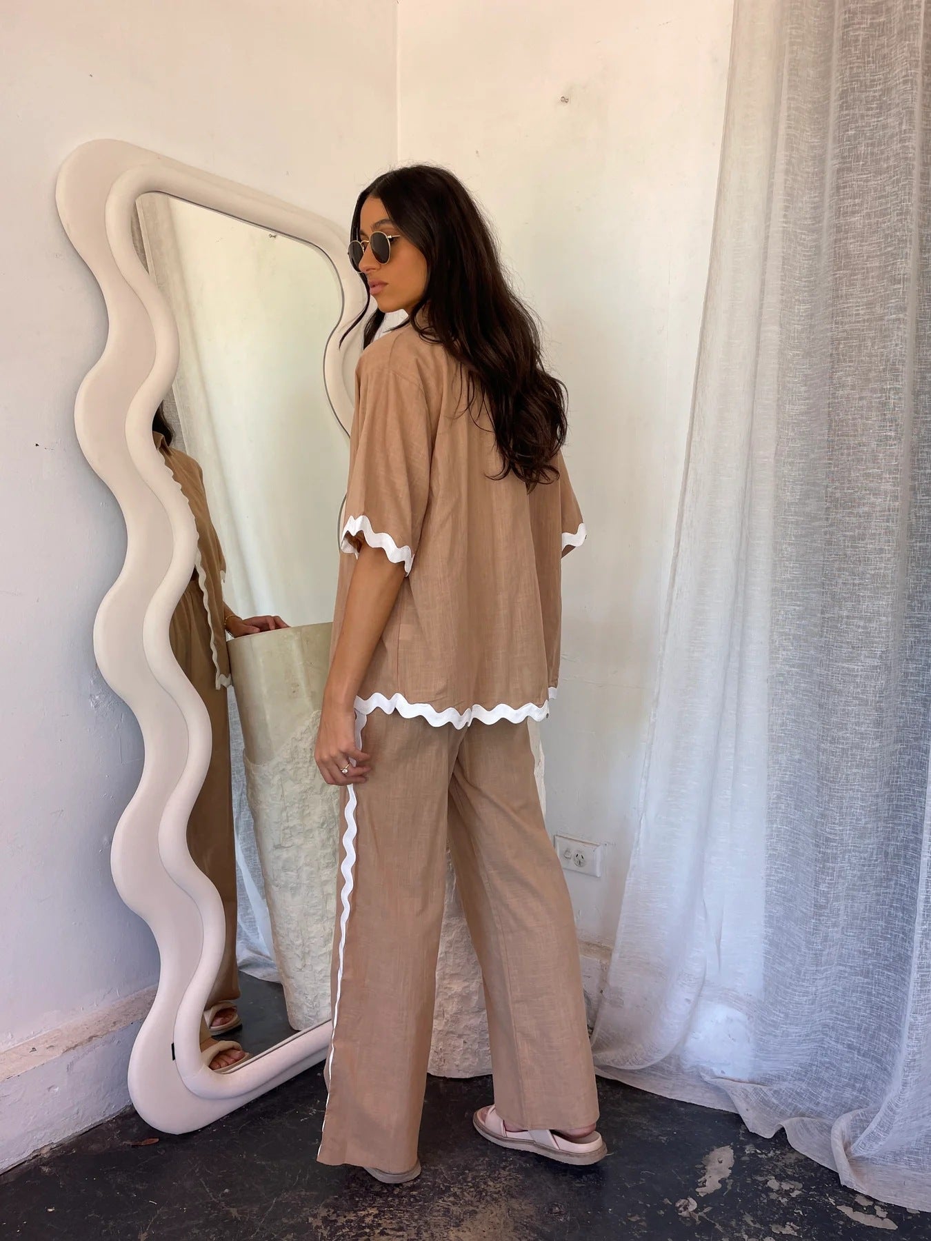 Fergie Co-ord Set - Brown