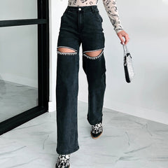 Denim Dazzle Jeans - Black