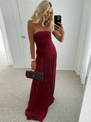 Becky Maxi Dress - Maroon