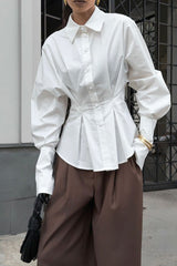 Luxe Tailored Collared Blouse
