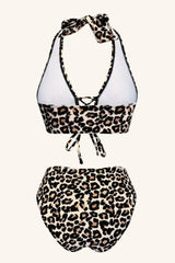High Waist Bodycon Push Up Two Piece Swim Set