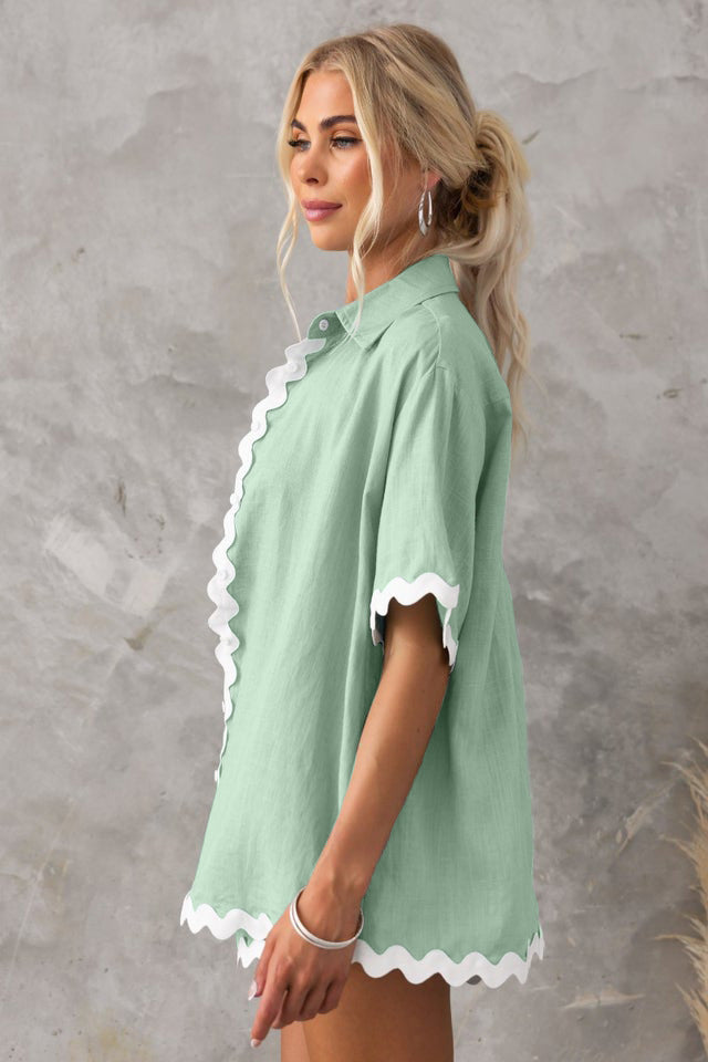 Usher Co-ord - Light Green