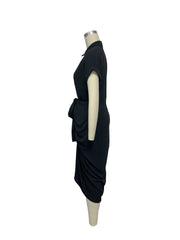 Summer Babe Midi Dress - Black
