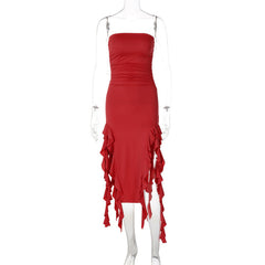 Aliza Mini Dress - Red