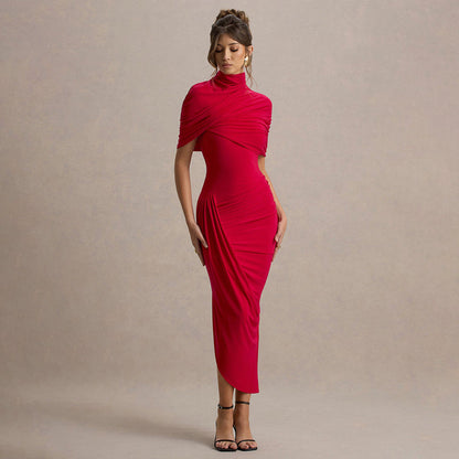 Deardorff Midi Dress - Red
