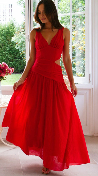 Cherry Dream Dress - Red