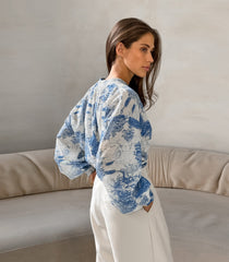 Dreamy Florals Shirt - Blue