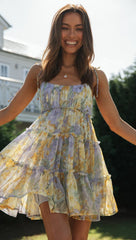Zarita Mini Dress - Yellow