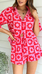 Hagrid Co-ord - Red