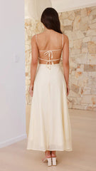 Ducasse Maxi Dress - Yellow
