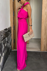 Arita Jumpsuit - Rose Red