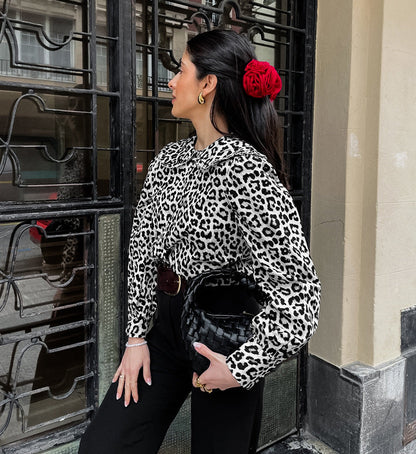 Luxor Printed Shirt - White