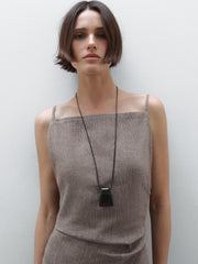 Flowy Square Neck Midi Dress