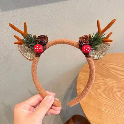 Festive Deer Antler Cute Magical Hair Accessory