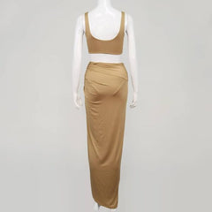 Baddie B Co-ord - Khaki