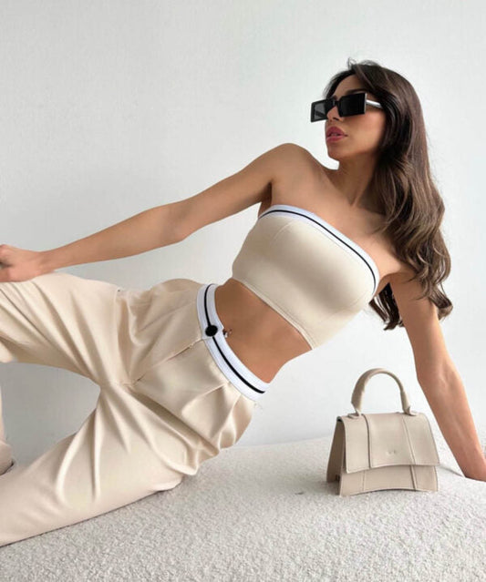 Power Puff Girl Co-ord - Apricot