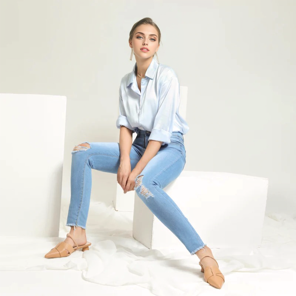 Julia Fashion - Women Skinny Jeans