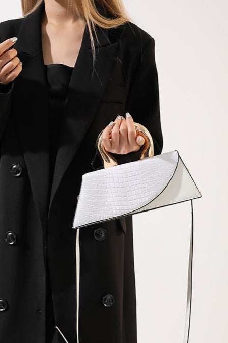 Crocodile Pattern PU Chic Tote Shoulder Crossbody Bag