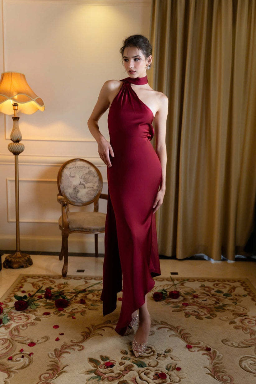 Elegant Low Back Party Dress