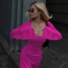 Elizabeth Maxi Dress - Rose Red