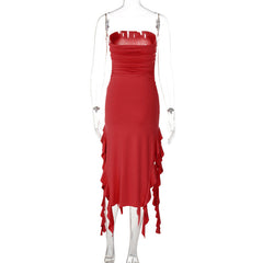 Aliza Mini Dress - Red