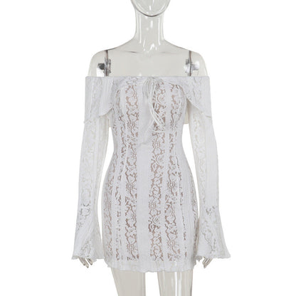 Reverie Off-Shoulder Dress - White