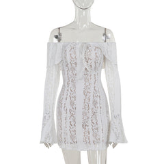Reverie Off-Shoulder Dress - White