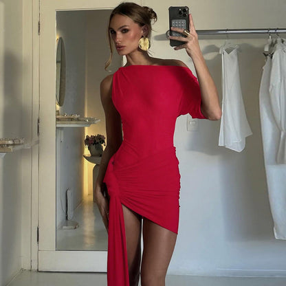 Kirby Mini Dress - Red