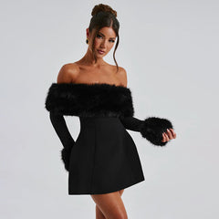 Carnival Mini Dress - Black