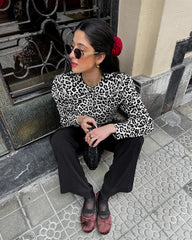 Luxor Printed Shirt - White