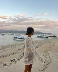 Brunei Cover Up Dress - White