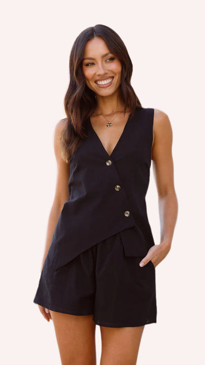 Garrett Co-Ord Set - Black