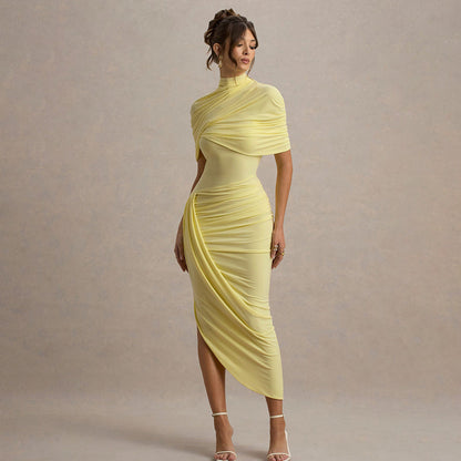 Deardorff Midi Dress - Yellow