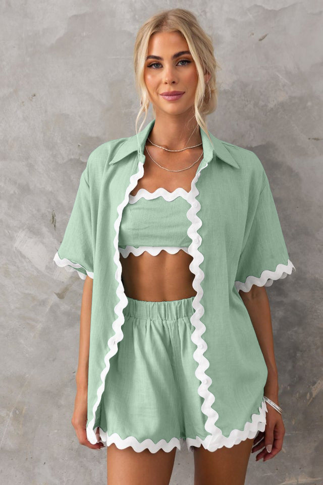 Usher Co-ord - Light Green