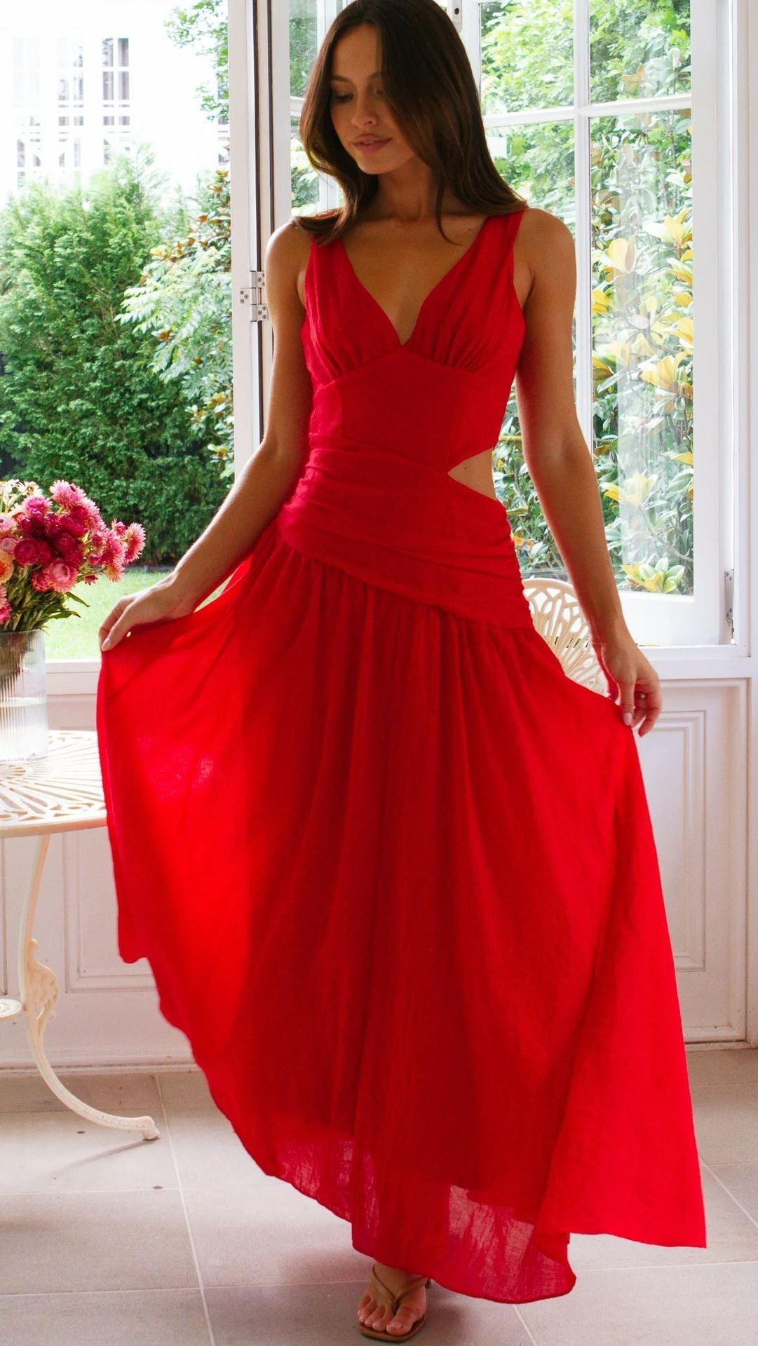 Cherry Dream Dress - Red