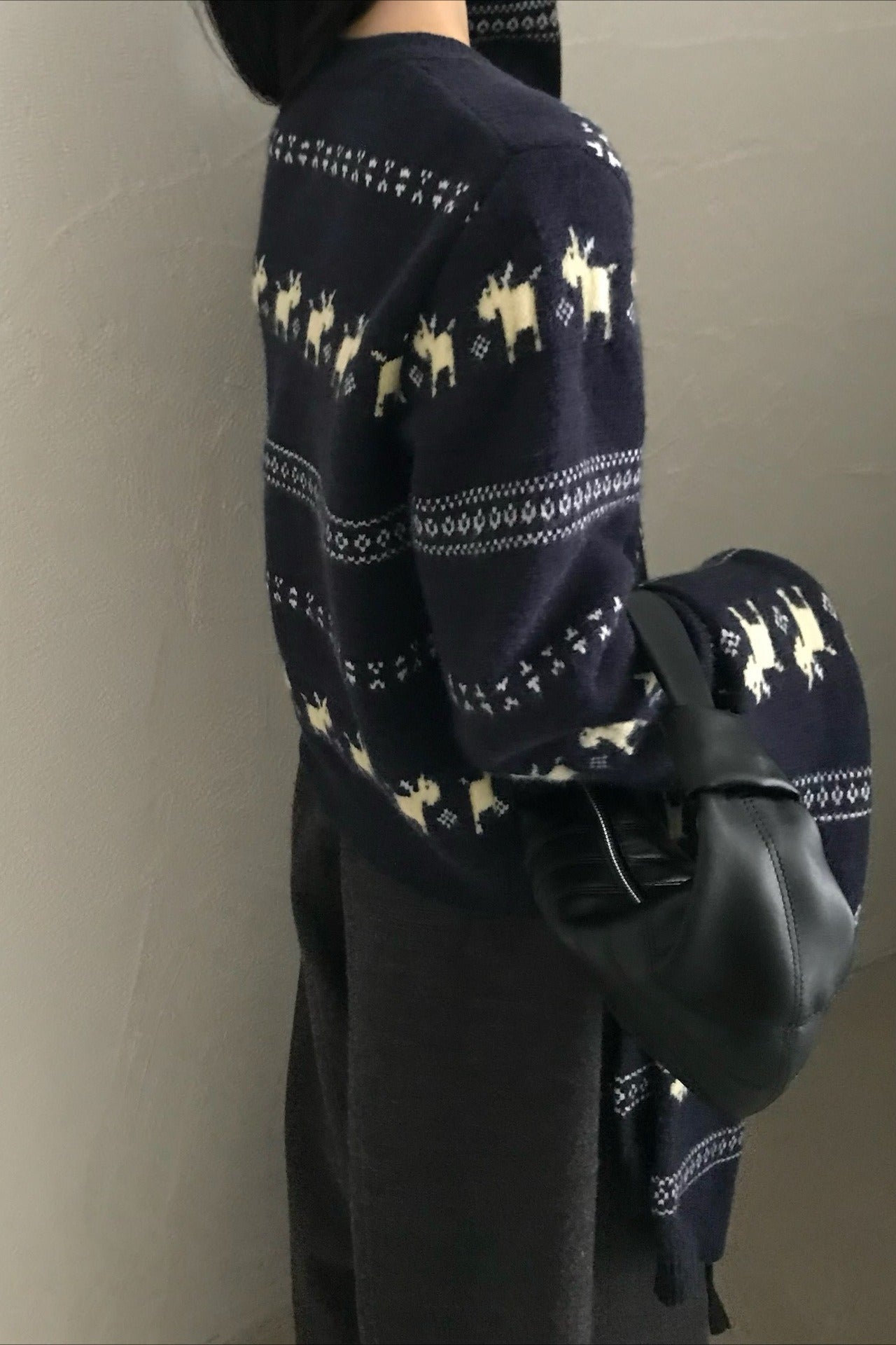 Tassel Knit Christmas Cardigan