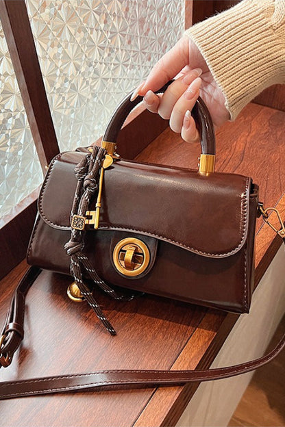 Red Square Mini Bag Handheld Shoulder Crossbody Bag