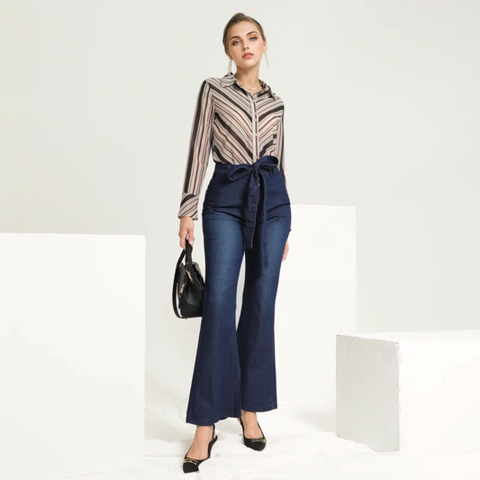 Julia Fashion - Women's Flare Jeans