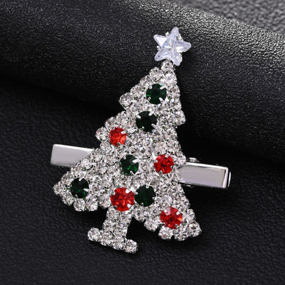 Rhinestone Reindeer Bow Festive Hair Accessory