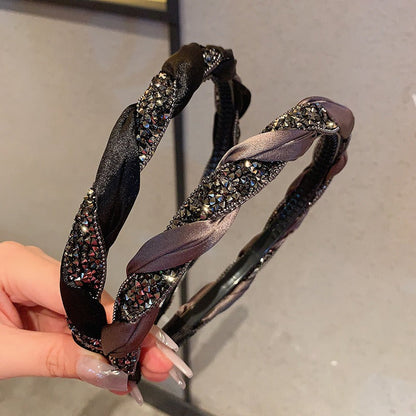 Braided Textured Anti Slip Toothed Elegant Hair Accessory