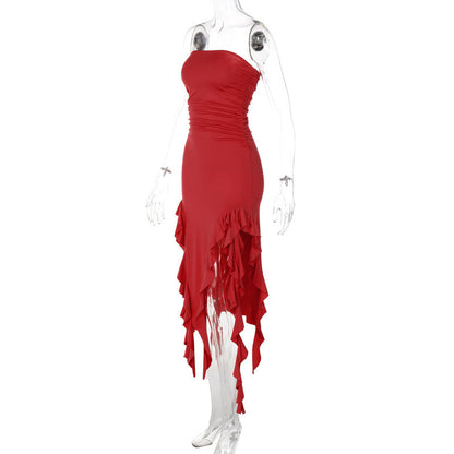 Aliza Mini Dress - Red