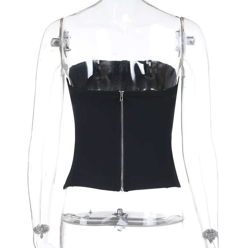 Dazzling Lady Top-Black