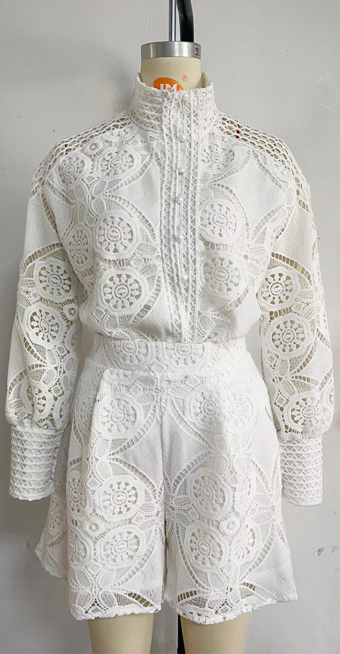 Classic Summer Co-ord  Set - White