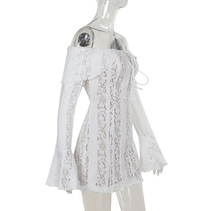 Reverie Off-Shoulder Dress - White