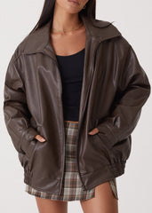 Women's Leather Jacket â€?Locomotive-InspiRed Style