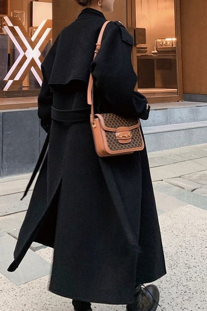 Oversized Double Breasted Christmas Outerwear