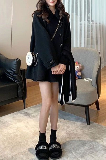 Toggle Coat Wool Blend Christmas Outerwear