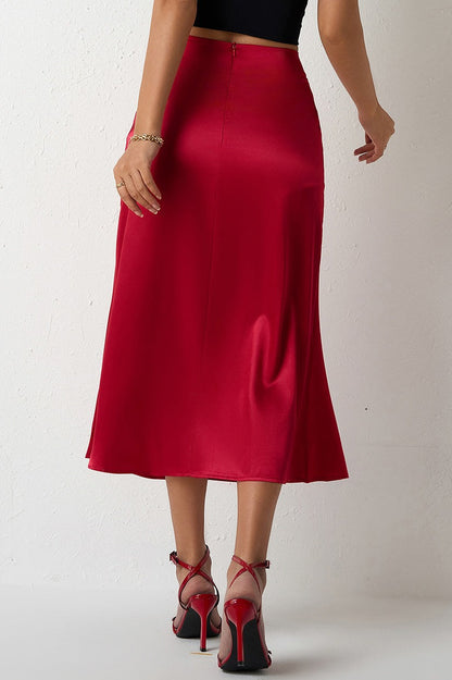 Mermaid Tail Satin Christmas Skirt